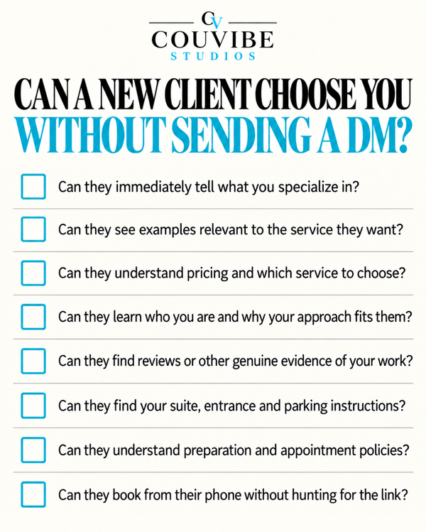 CouVibe Studios creative: Social checklist post
